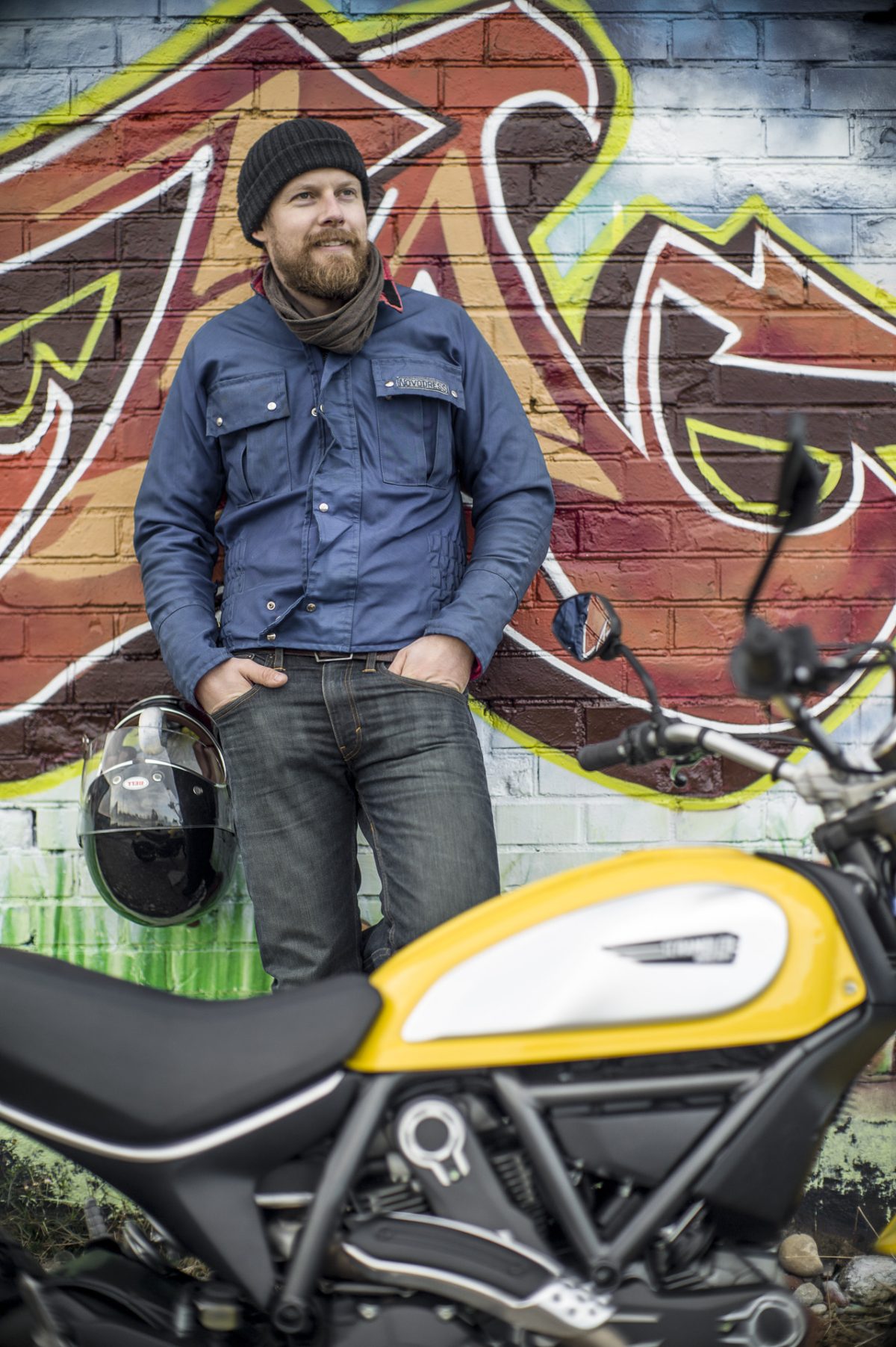 ducati scrambler leather jacket